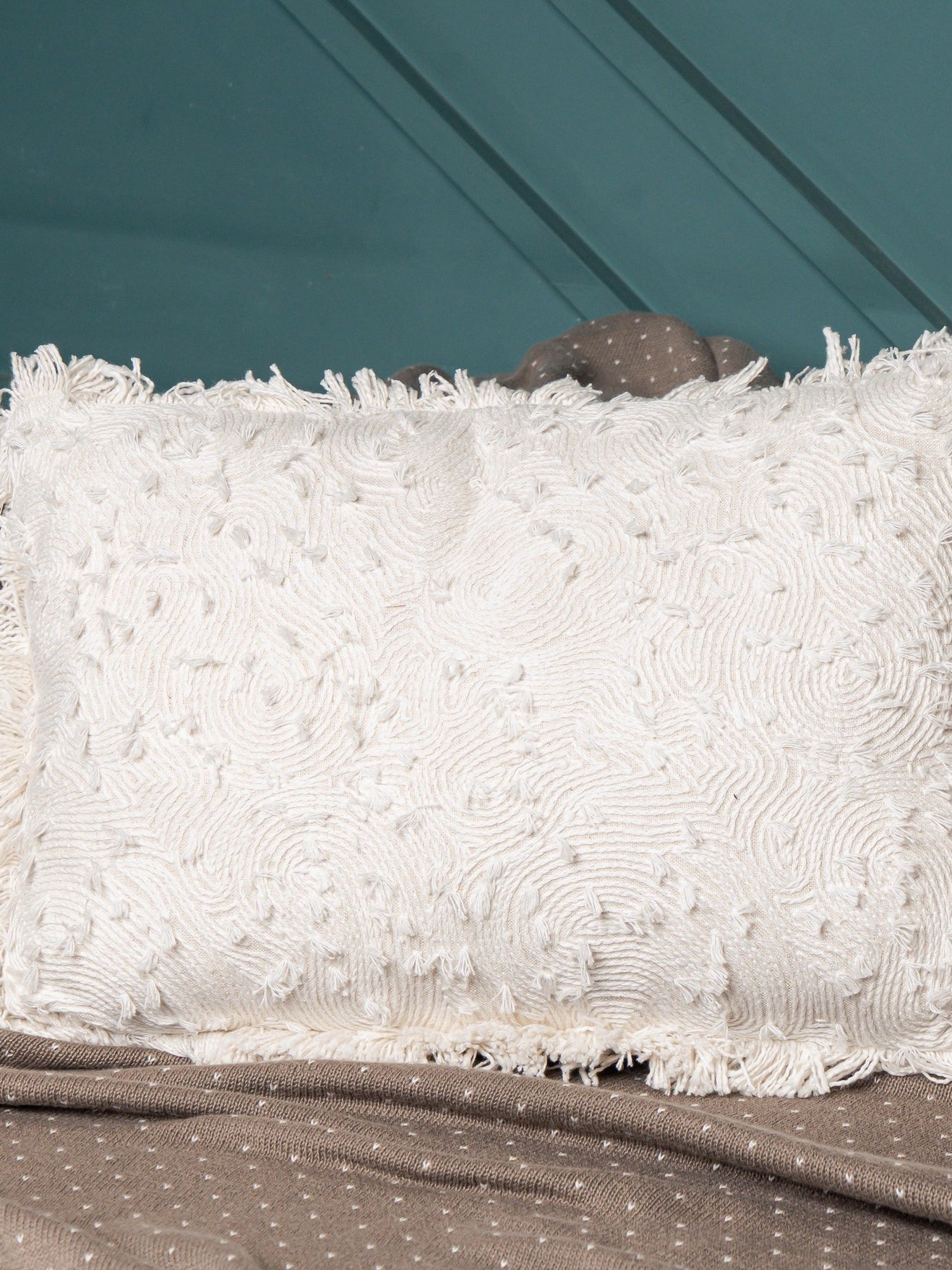 Rectangular Emb Cushion Ivy Set of 2