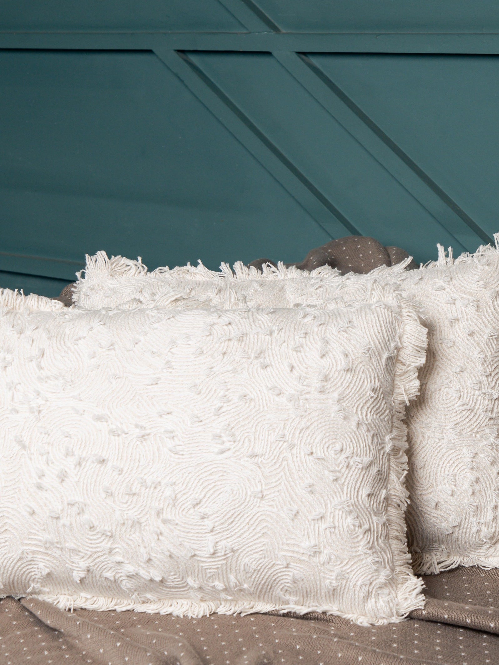 Rectangular Emb Cushion Ivy Set of 2