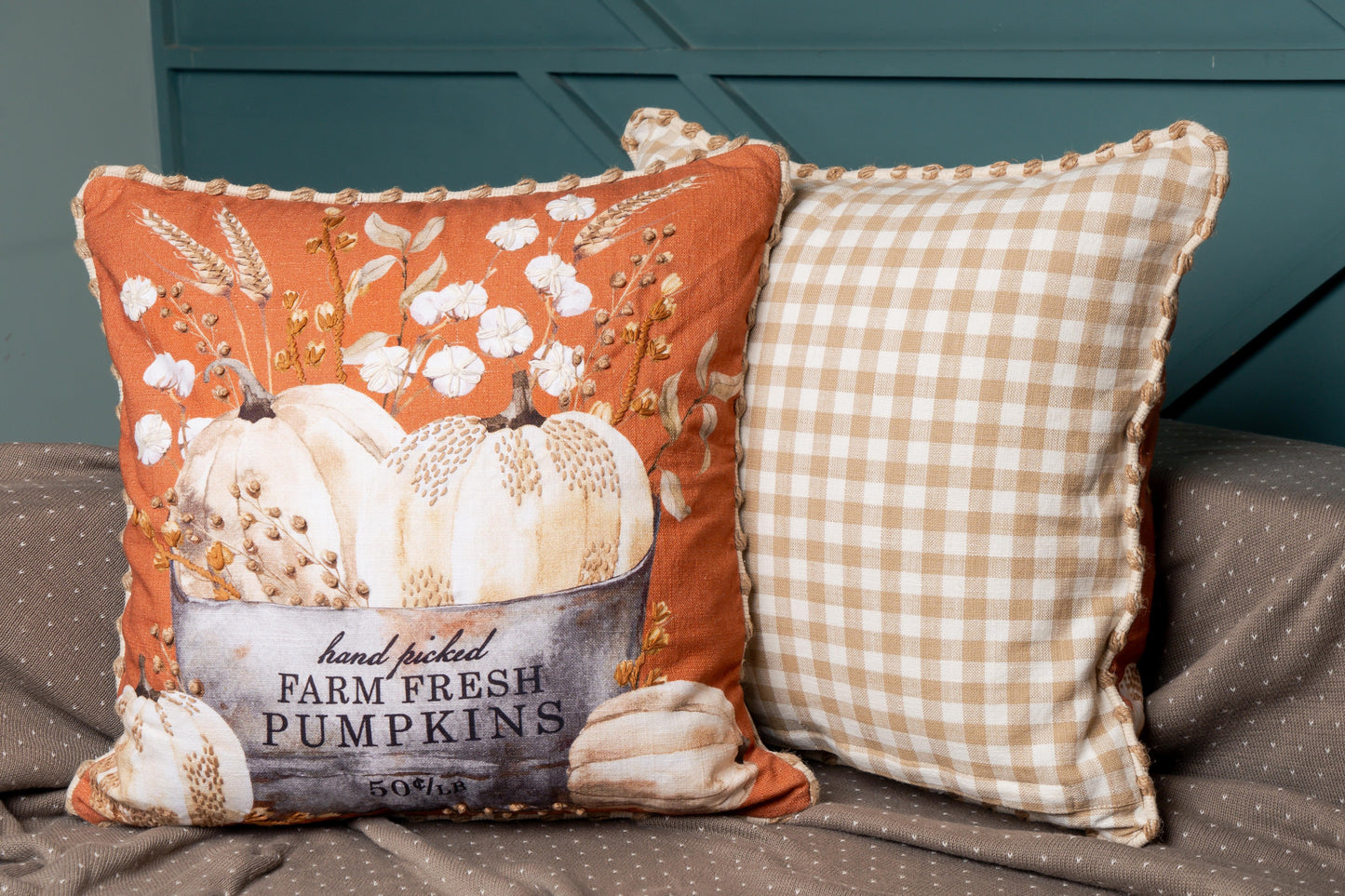 Pumpkin Cushions Set of 2