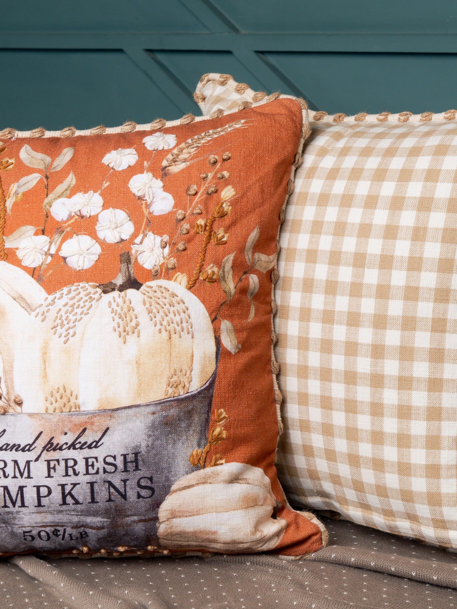 Pumpkin Cushions Set of 2