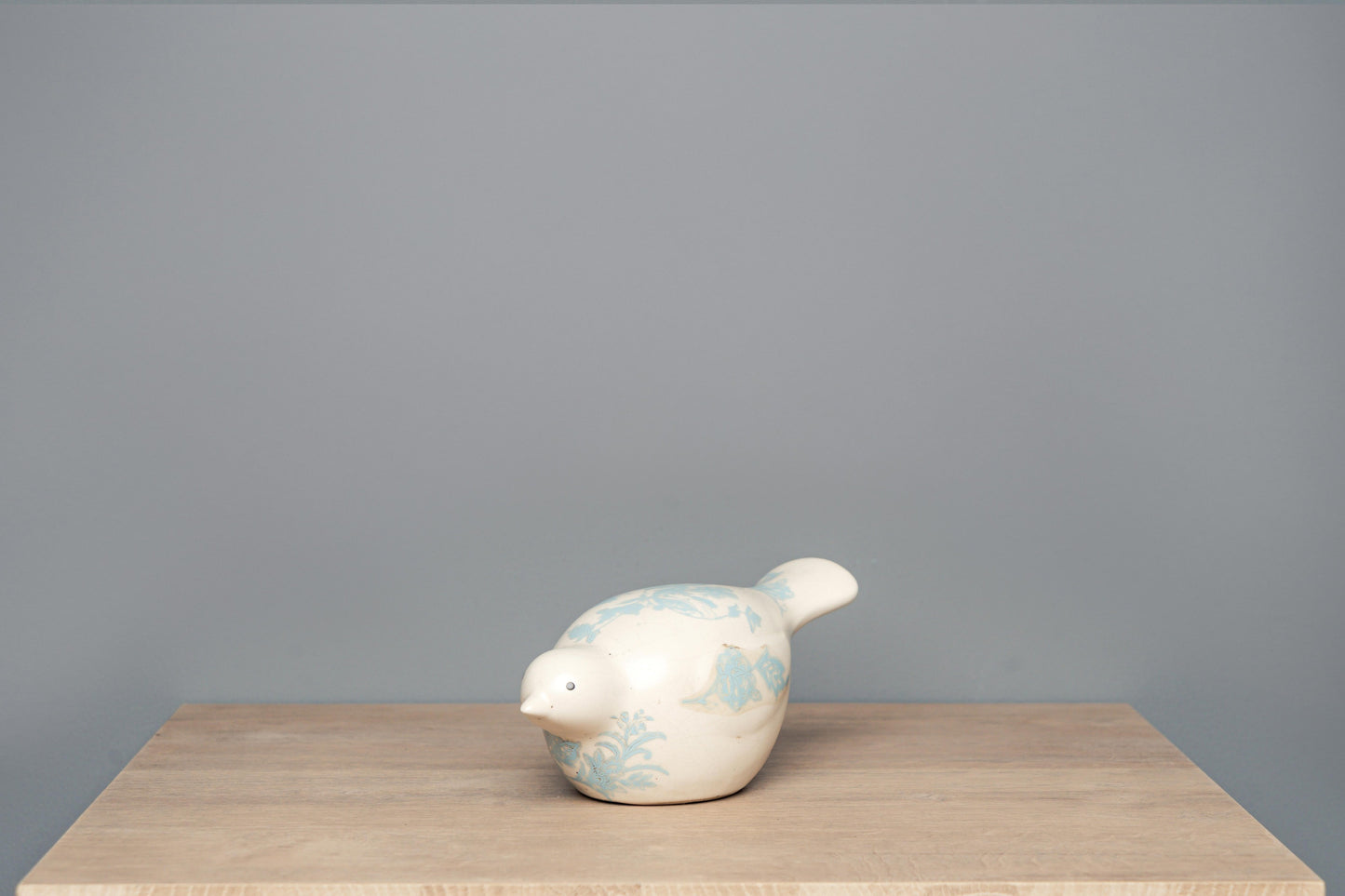 Ceramic Bird w/ Floral Decal