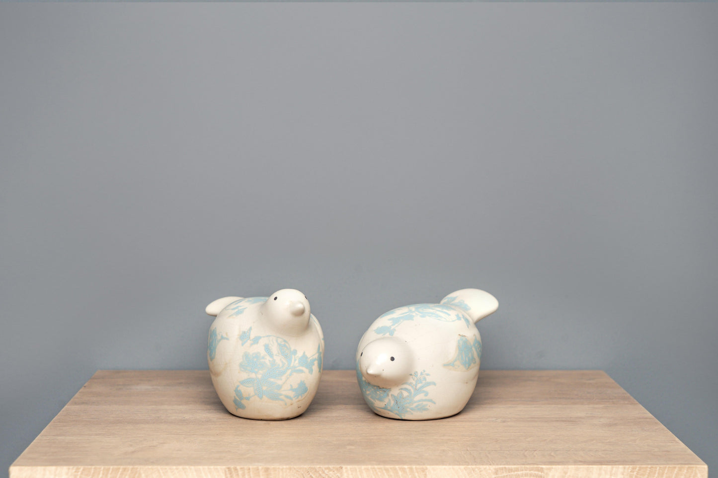 Ceramic Bird w/ Floral Decal