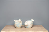 Ceramic Bird w/ Floral Decal