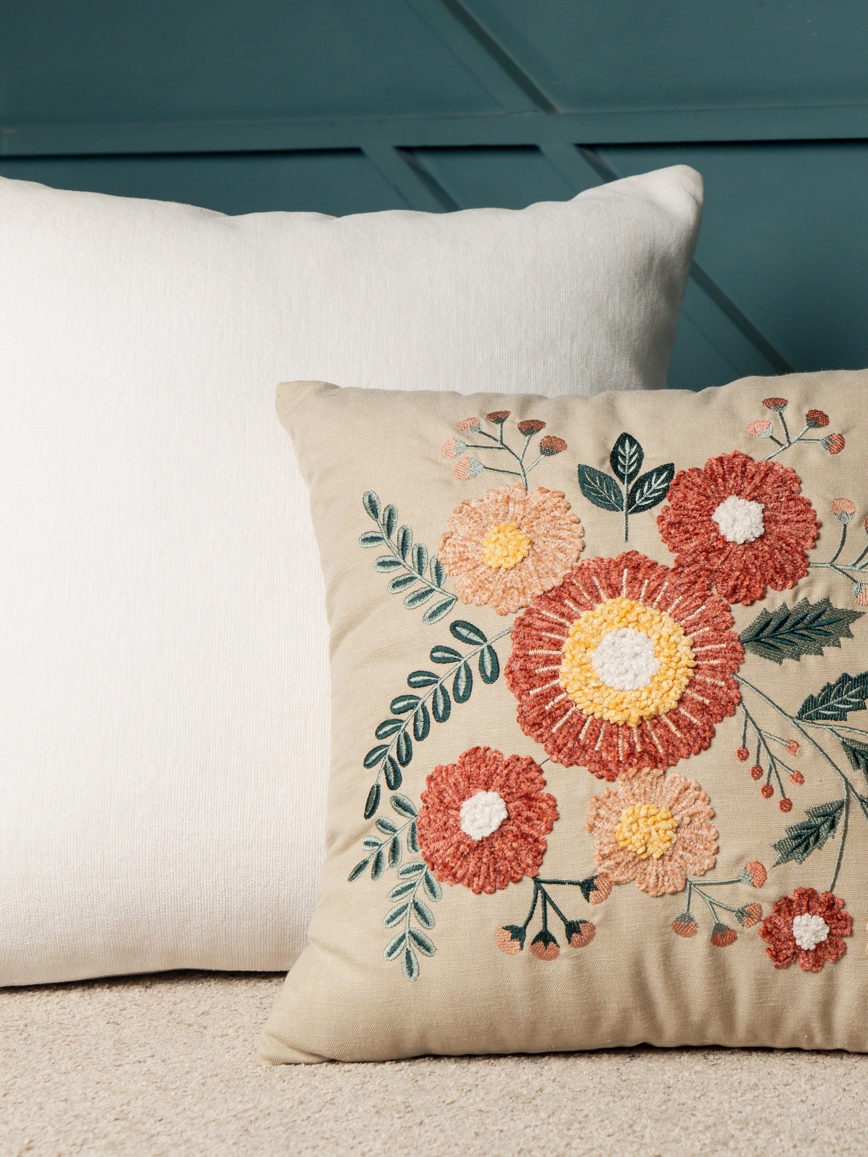 Pink Floral Embroidery