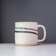 Stoneware Hand-Painted Mug