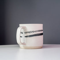 Stoneware Hand-Painted Mug