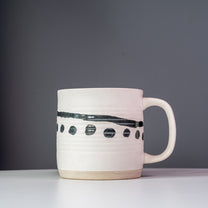 Stoneware Hand-Painted Mug