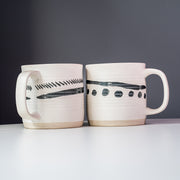 Stoneware Hand-Painted Mug