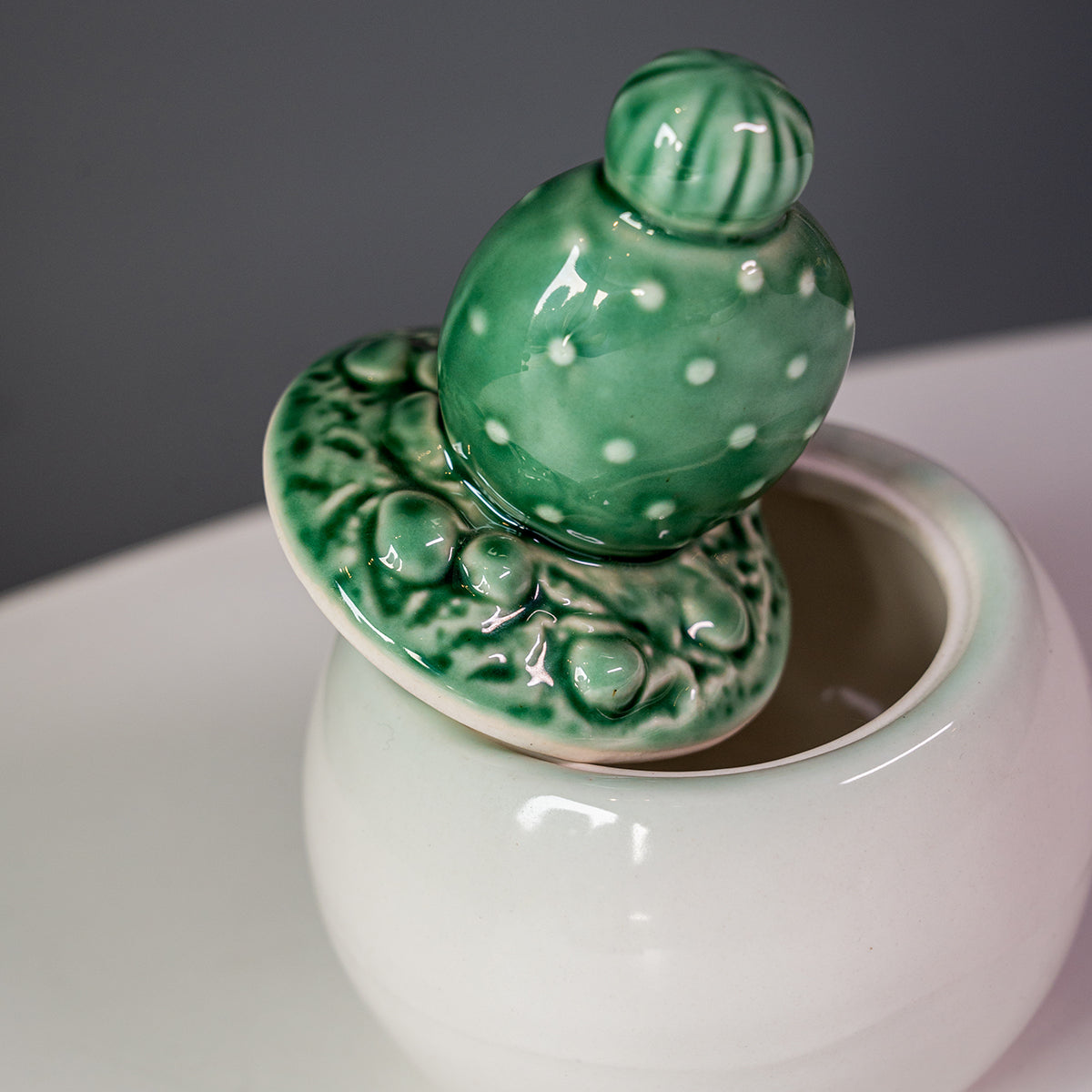 Stoneware Jewelry Box