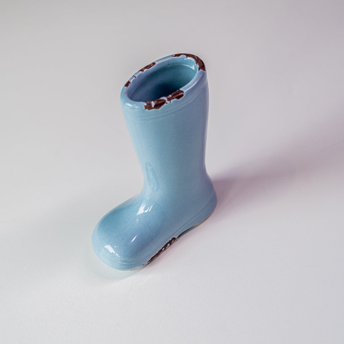 Stoneware Boot Vase