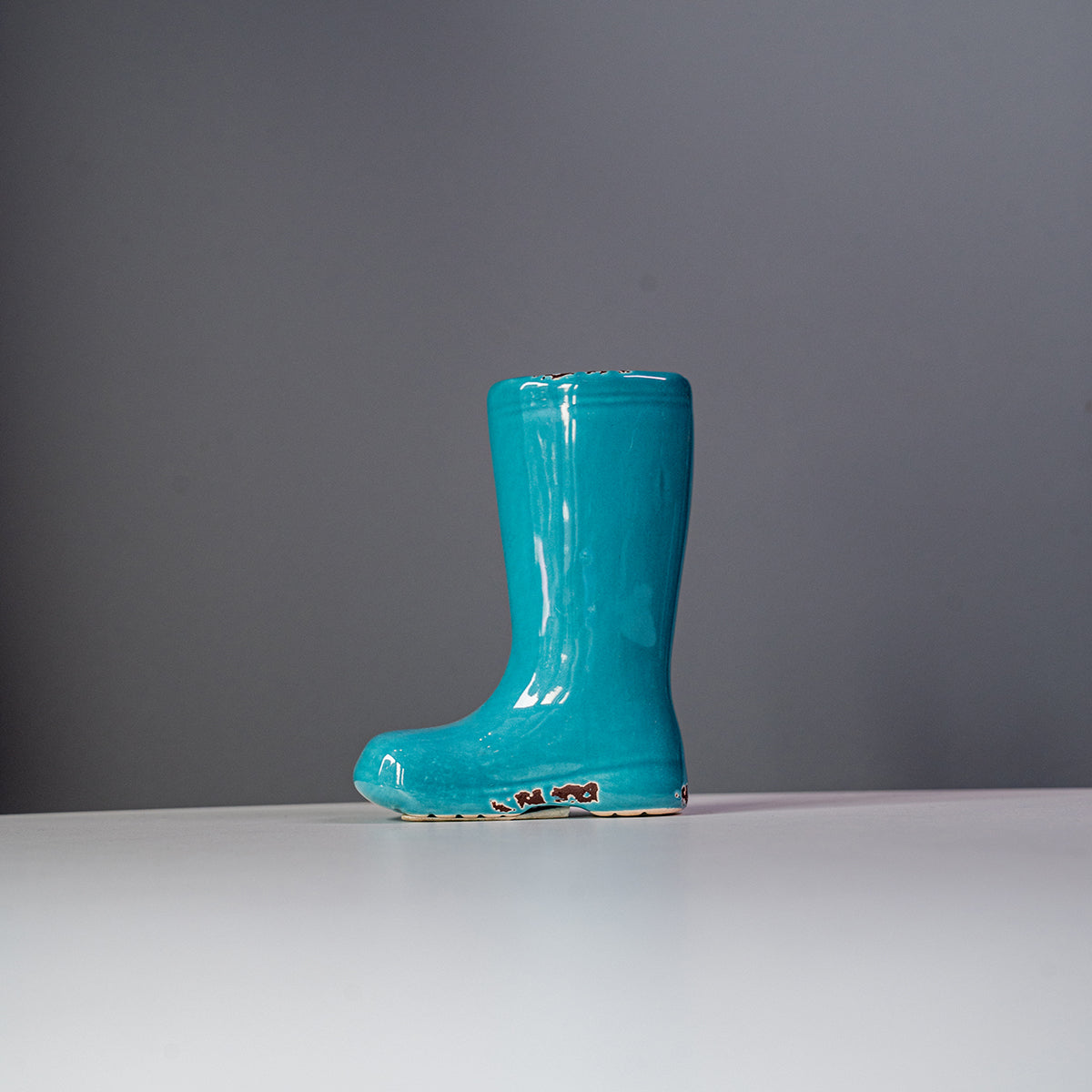Stoneware Boot Vase