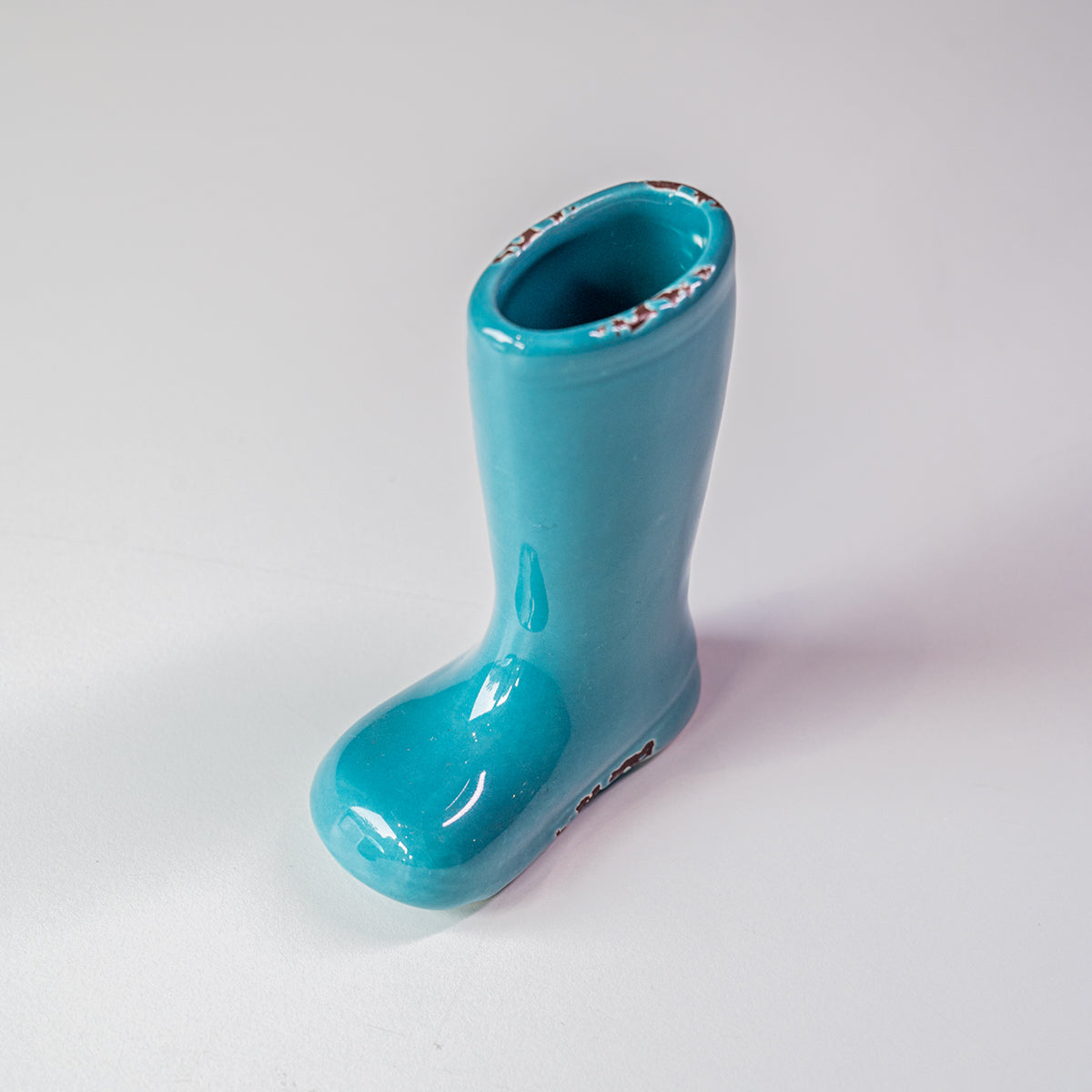 Stoneware Boot Vase