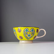 Stoneware Hand-Painted Mug