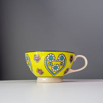 Stoneware Hand-Painted Mug