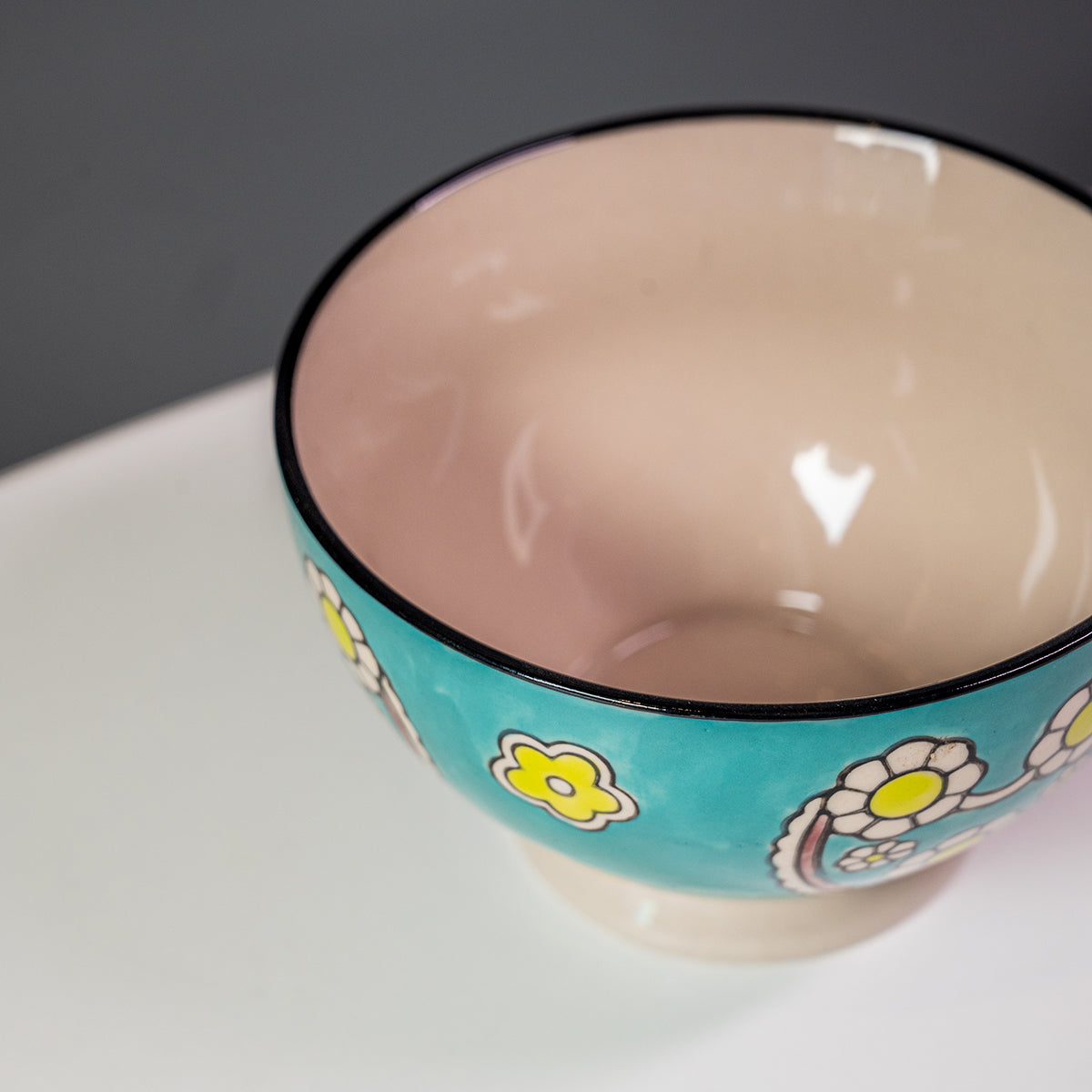 Stoneware Hand-Painted Mug