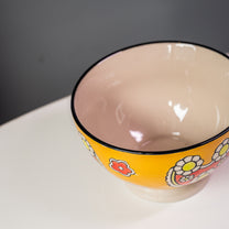 Stoneware Hand-Painted Mug