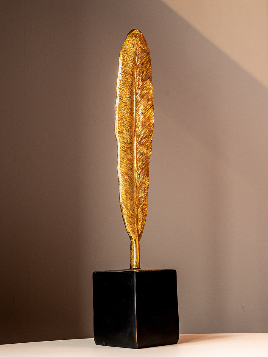Feather Gold - (Home Accessories)