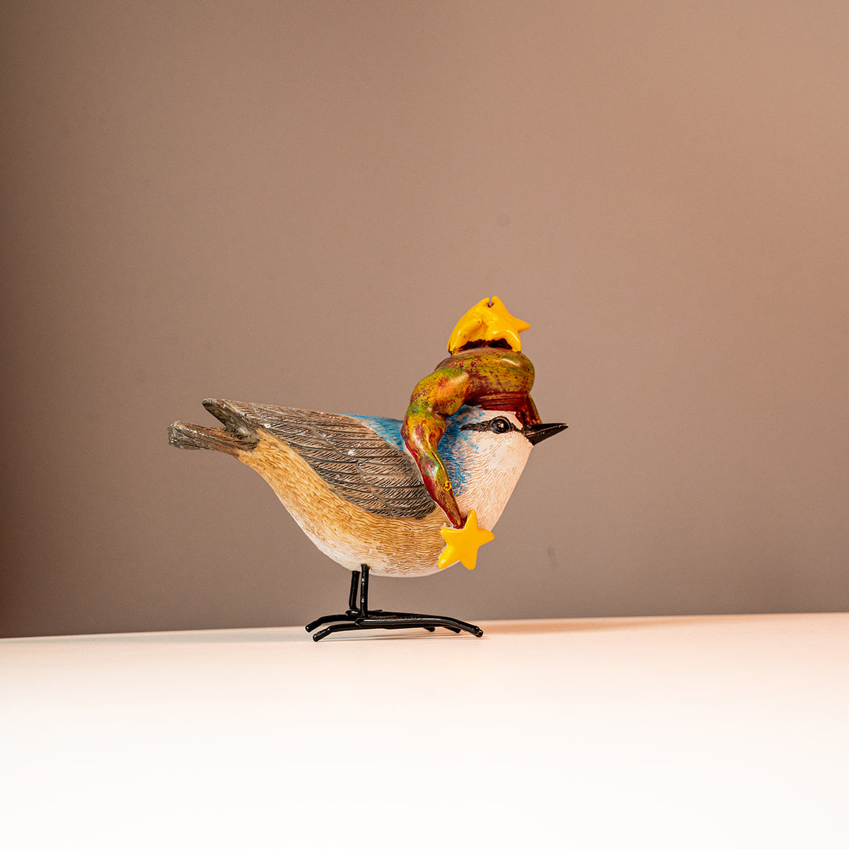Elizabeth Resin Bird w/ Metal Feet