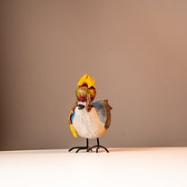 Elizabeth Resin Bird w/ Metal Feet