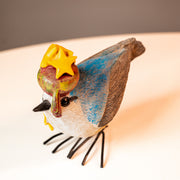 Elizabeth Resin Bird w/ Metal Feet