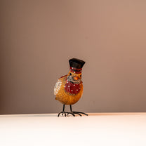 Elizabeth Resin Bird w/ Metal Feet