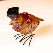 Elizabeth Resin Bird w/ Metal Feet