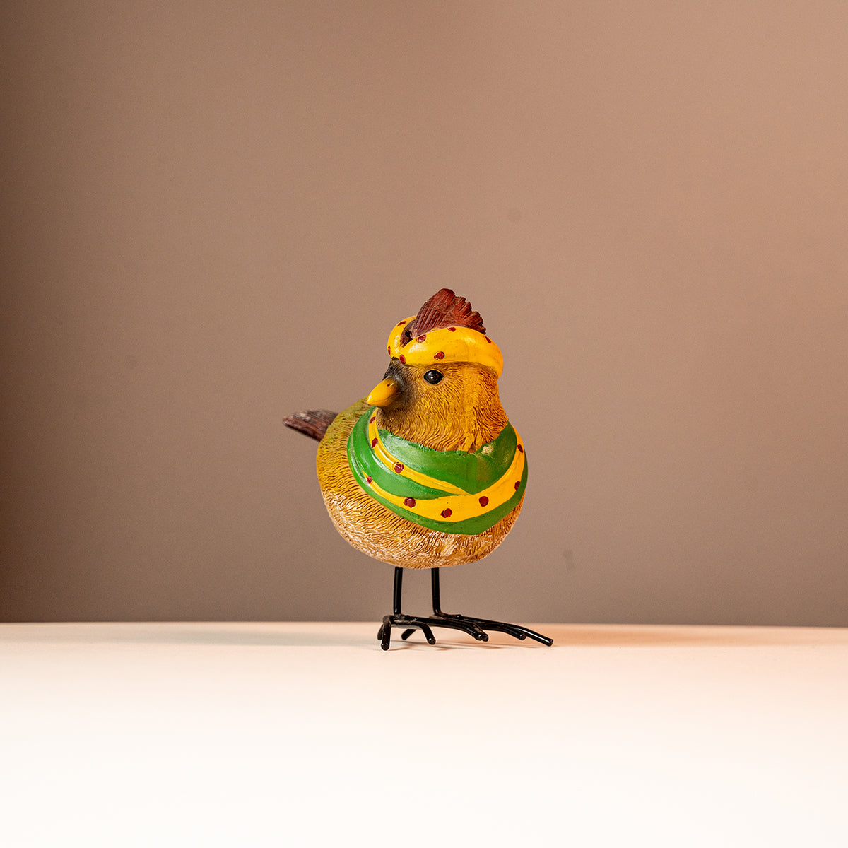 Elizabeth Resin Bird w/ Metal Feet