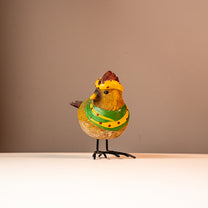 Elizabeth Resin Bird w/ Metal Feet