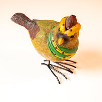 Elizabeth Resin Bird w/ Metal Feet