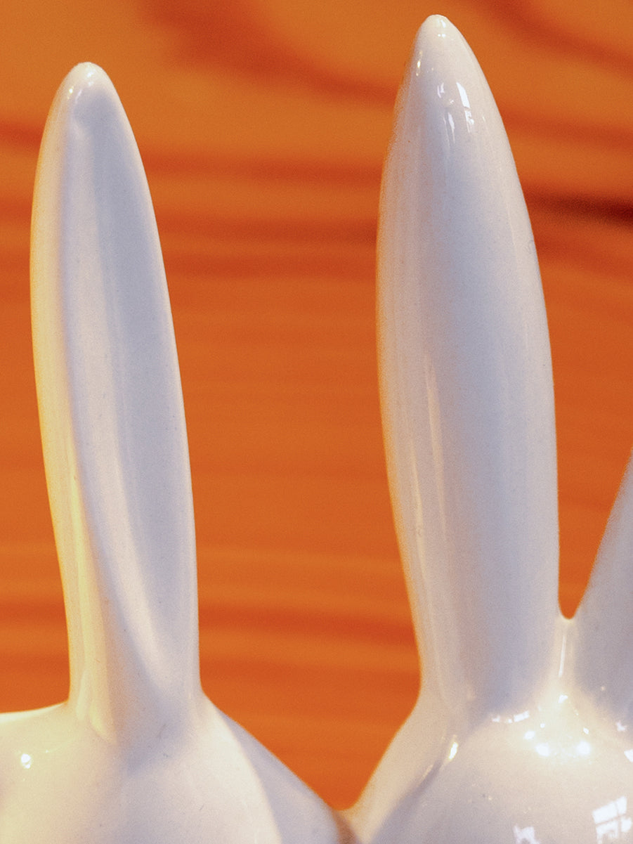 Porcelain Bunny Rabbit Ring Holder