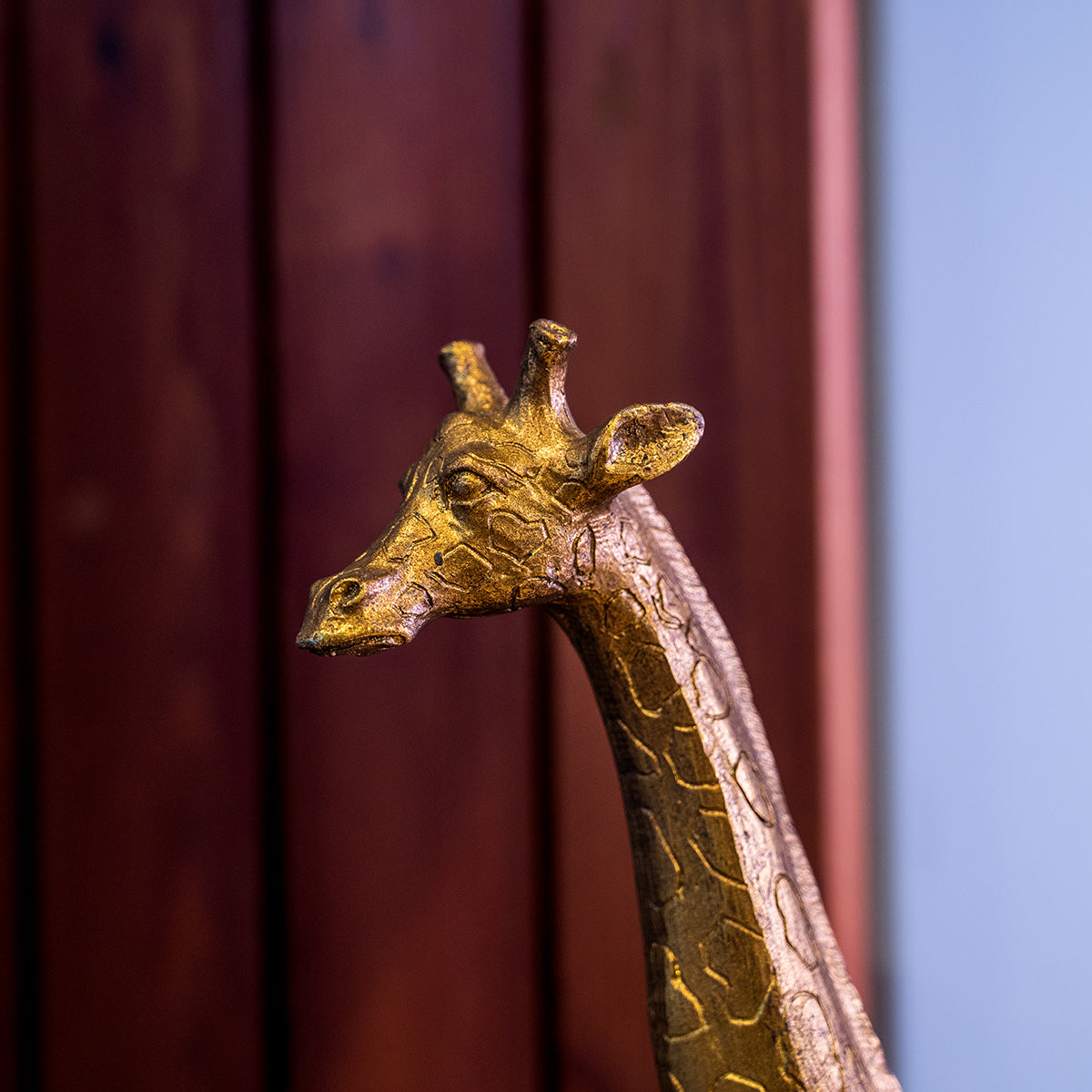 Resin Giraffe Jewelry Holder w/ Magnet, Gold Finish