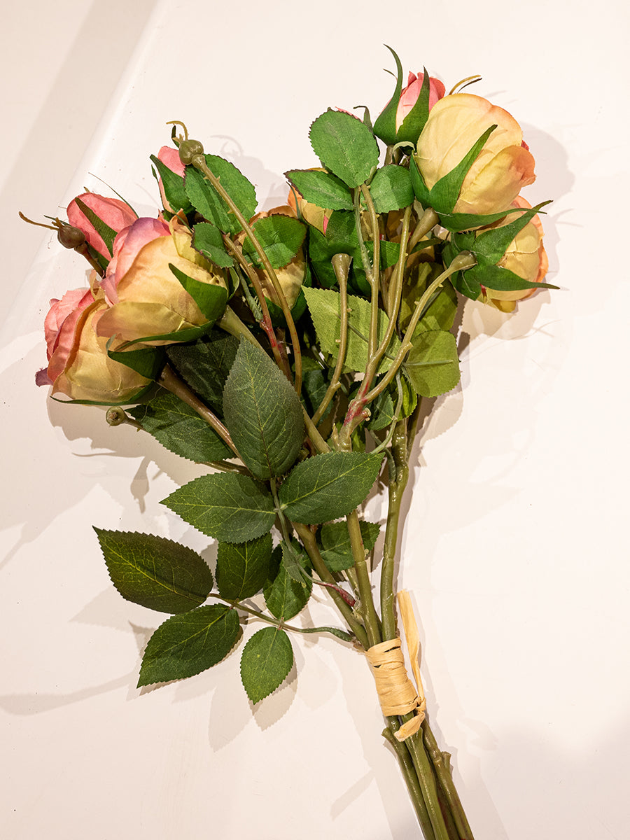 Rose, Set of 4, 8 Flowers, Pink