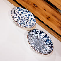 Ceramic Plates in Color Box, Set of 2