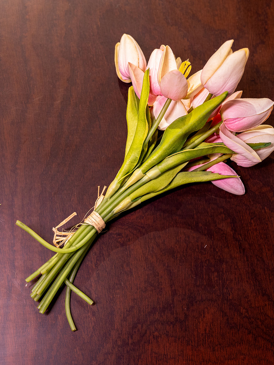 Mini Tulip, 12 Flowers, Pink