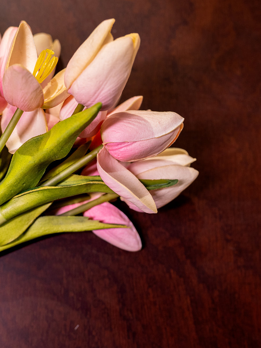 Mini Tulip, 12 Flowers, Pink