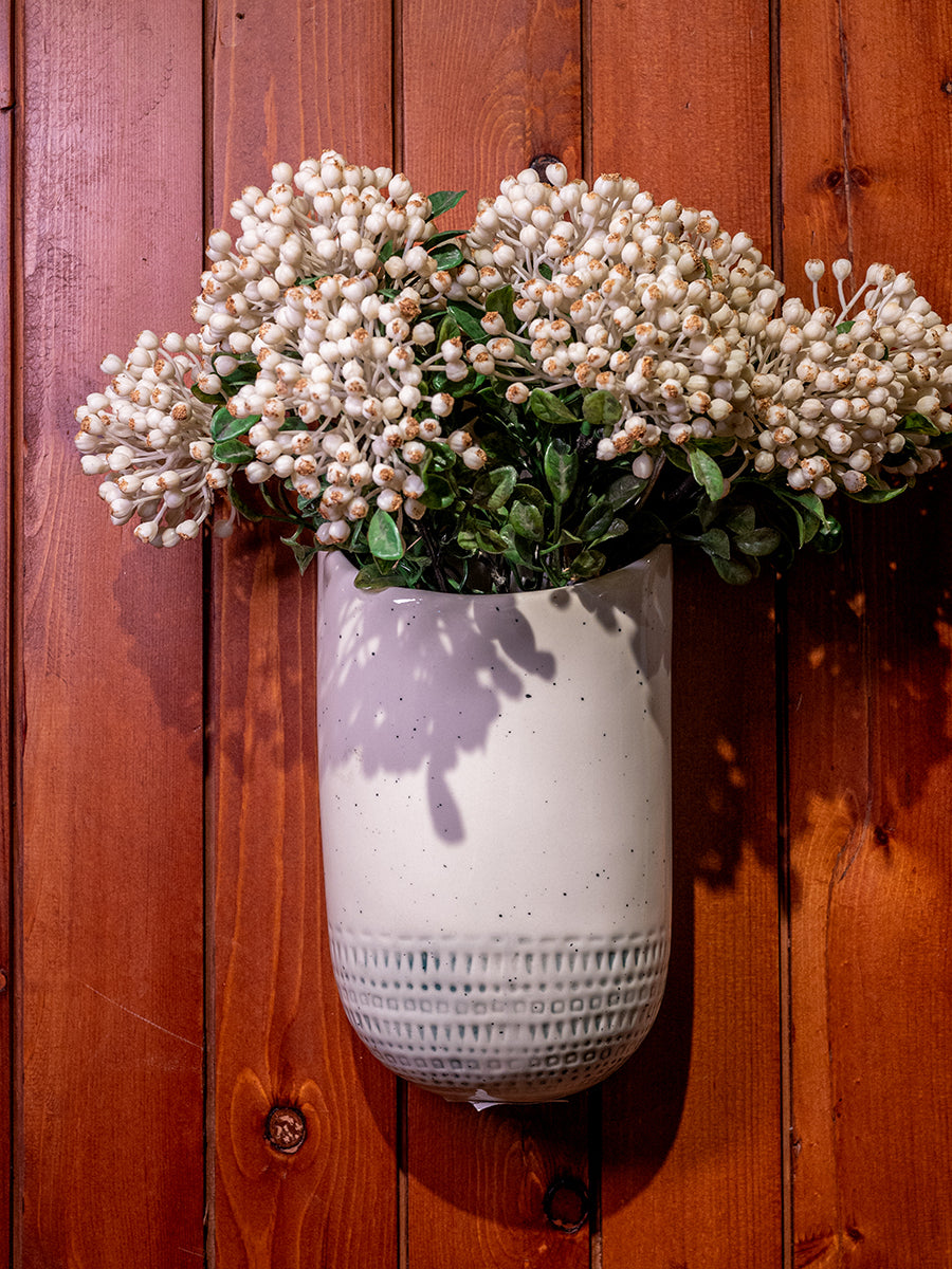 Stoneware Wall Planter