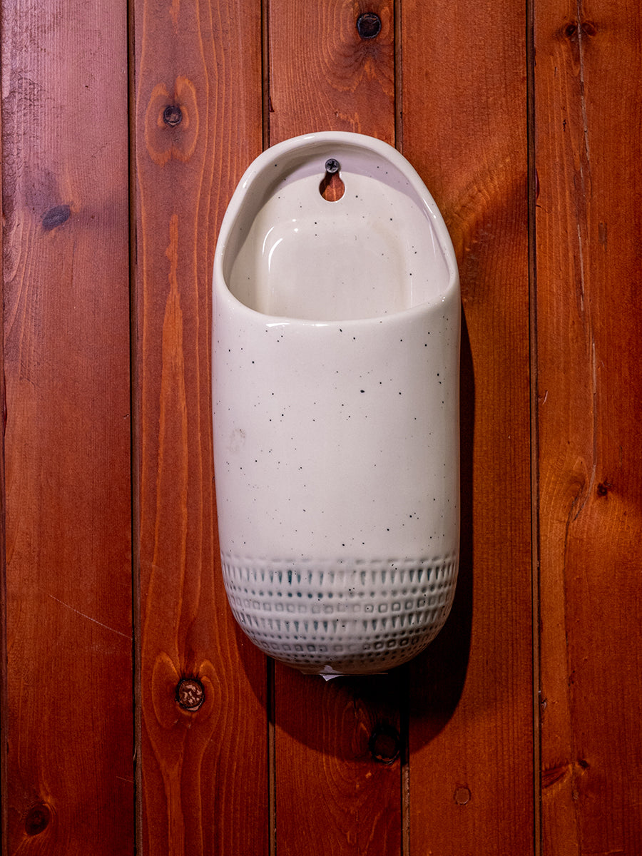 Stoneware Wall Planter