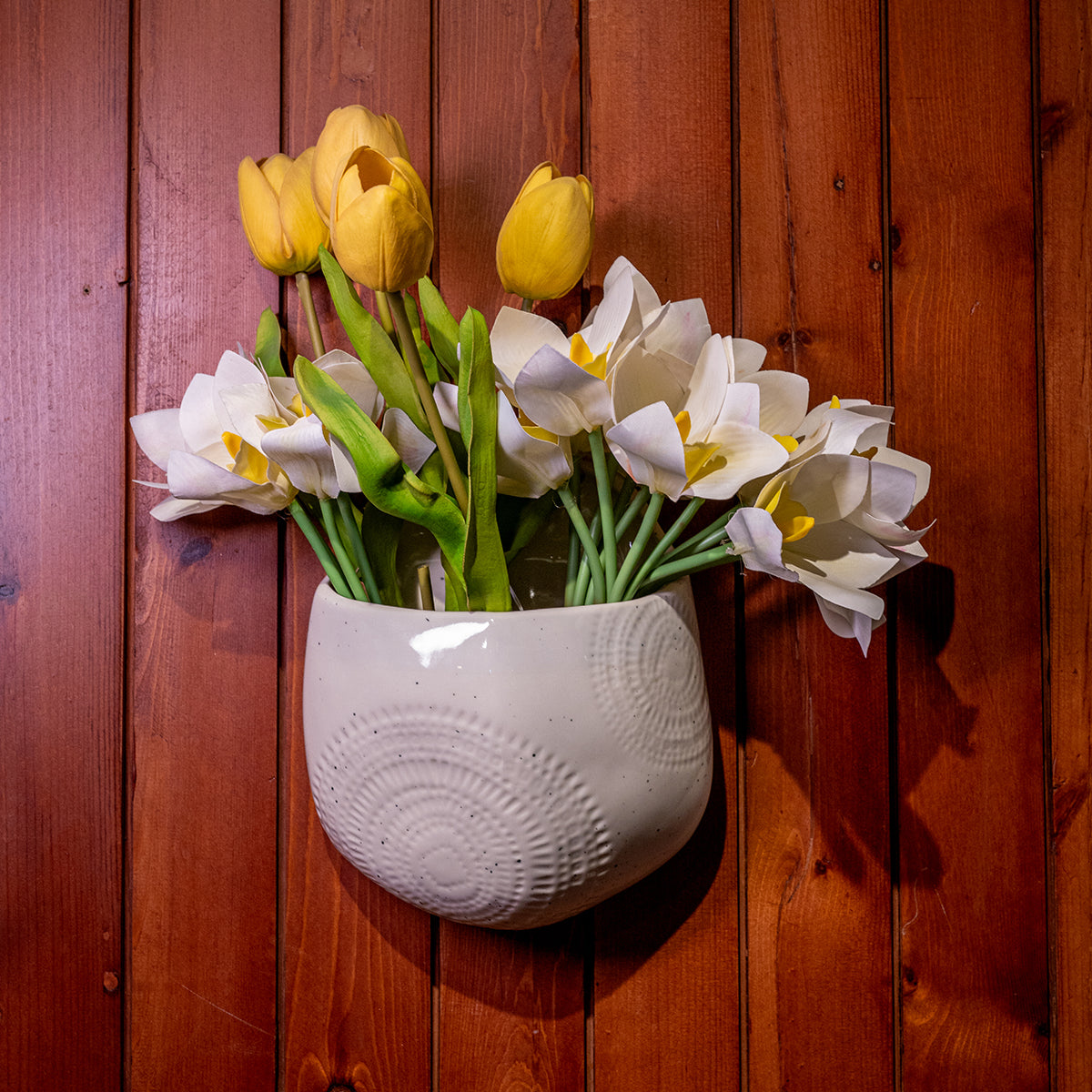 Stoneware Wall Planter