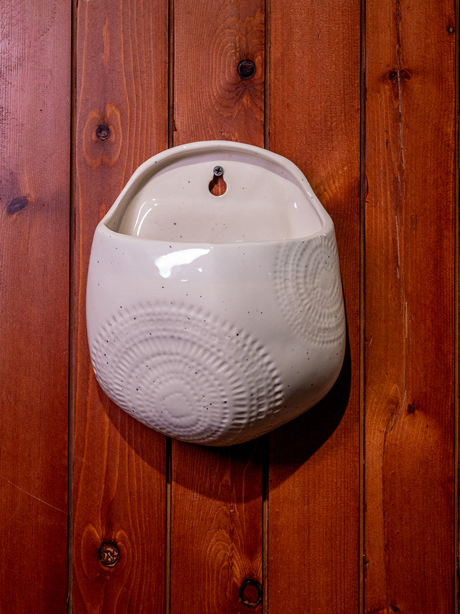 Stoneware Wall Planter