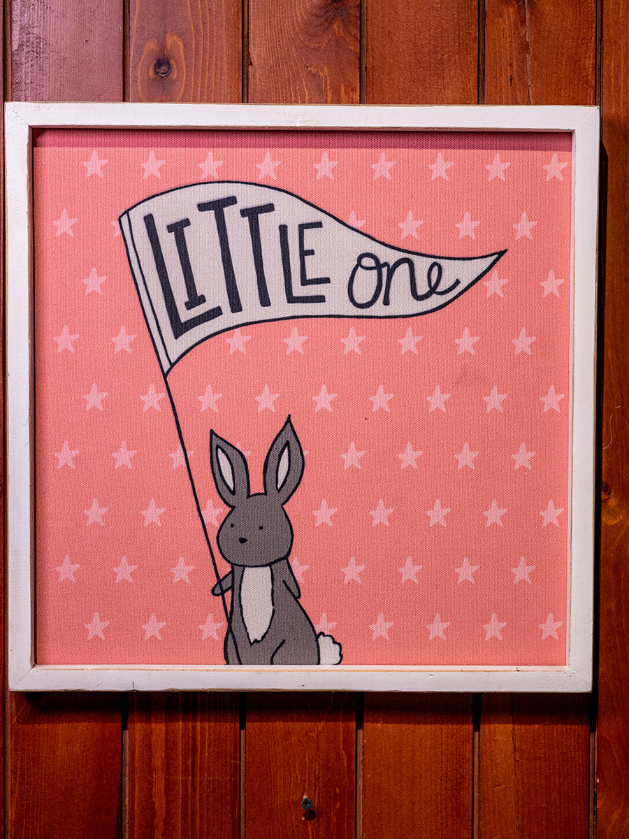 Emily Wood Framed Wall Décor "Little One" ©
