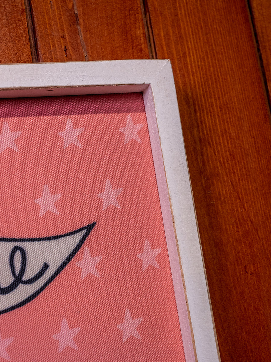 Emily Wood Framed Wall Décor "Little One" ©