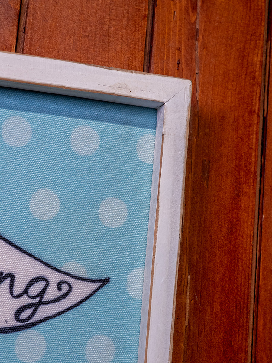 Emily Wood Framed Wall Décor "Tin Blessings" ©