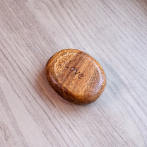 Acacia Wood Stones w/ Word