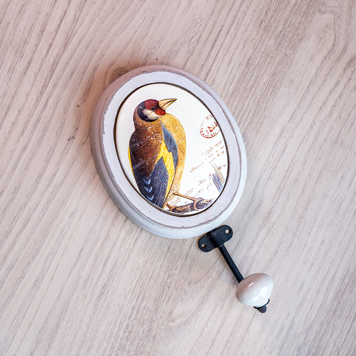 MDF Bird Image Wall Hook