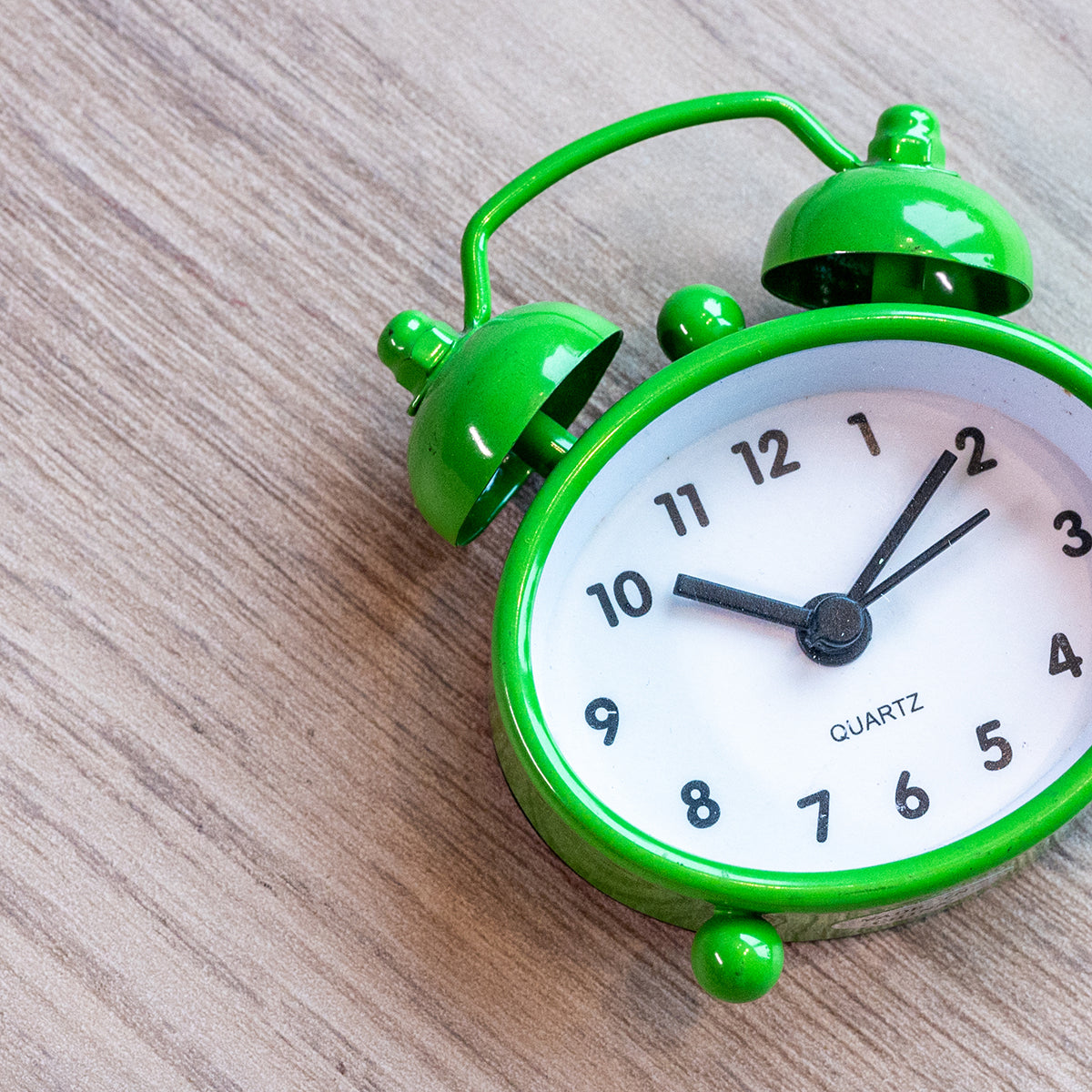 Metal Mini Alarm Clock, Green