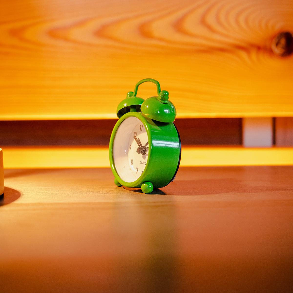 Metal Mini Alarm Clock, Green