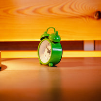 Metal Mini Alarm Clock, Green