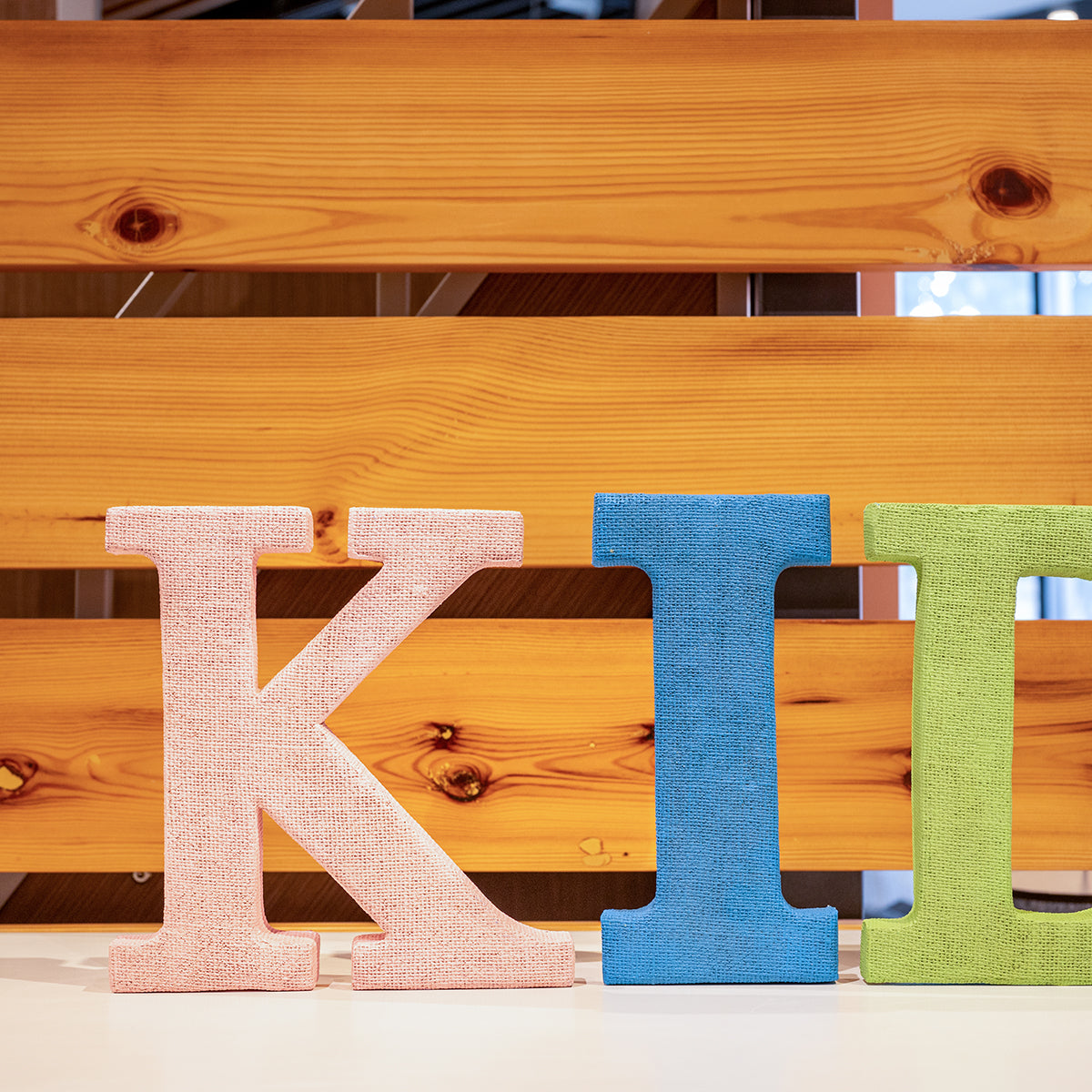Resin " KIDS" Sign Set of 4