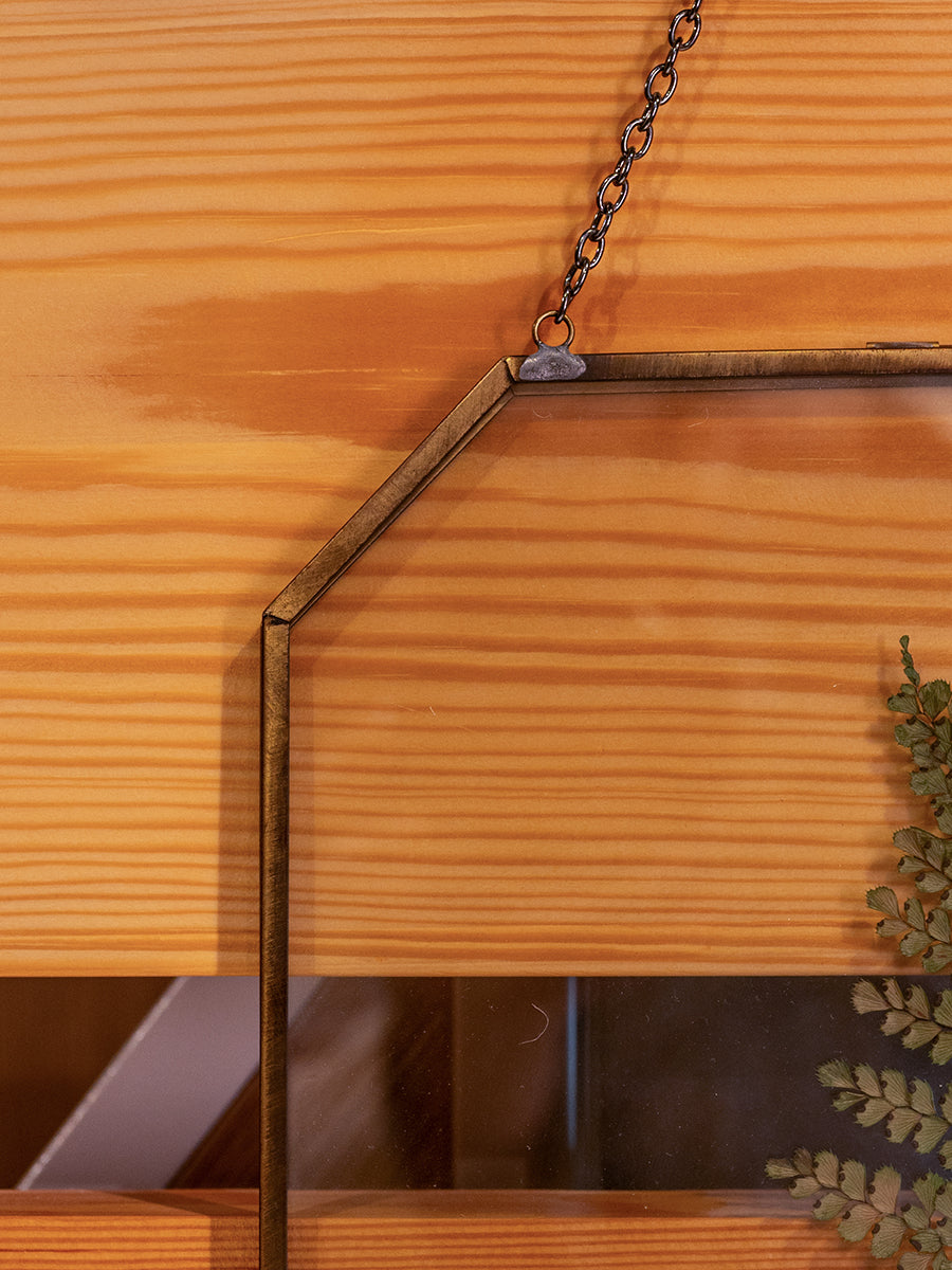 Hanging Brass Photo Frame