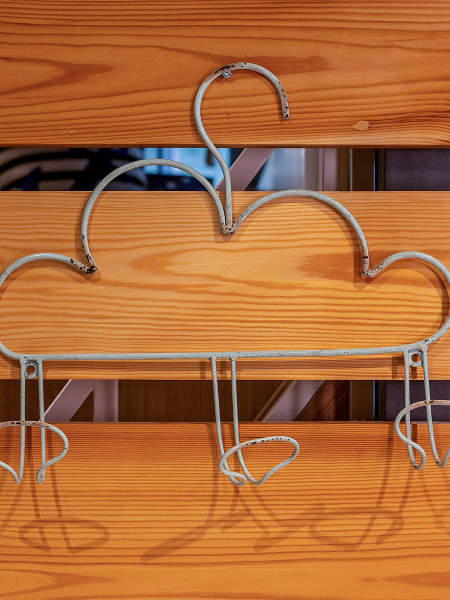 Metal Cloud Shape Wall Décor w/ 3 Hooks, Sky Blue